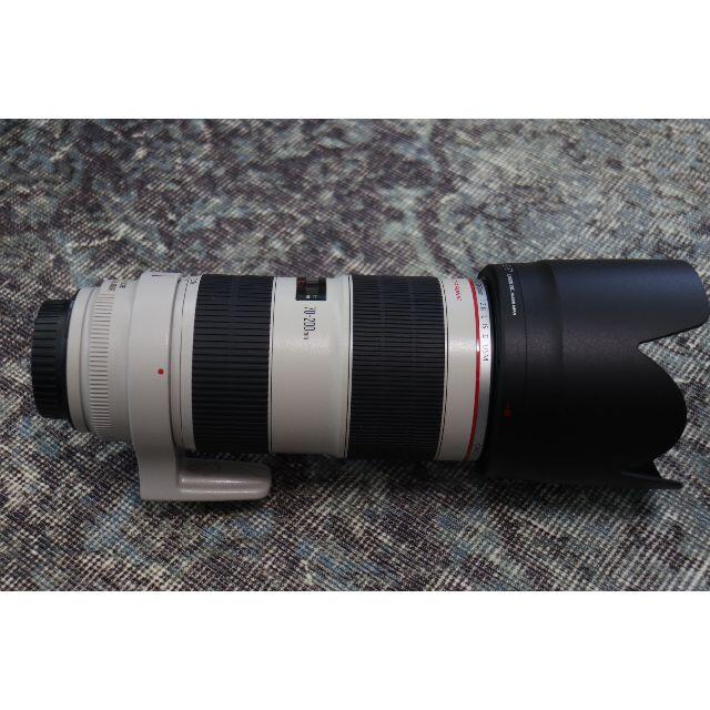 Canon(キヤノン)の【値下／極上品】Canon EF70-200mm F2.8L IS Ⅱ オマケ付 スマホ/家電/カメラのカメラ(レンズ(ズーム))の商品写真