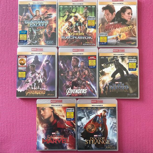 新品⭐︎MARVEL マーベル⭐︎DVD ブルーレイ8点SET アベンジャーズ他