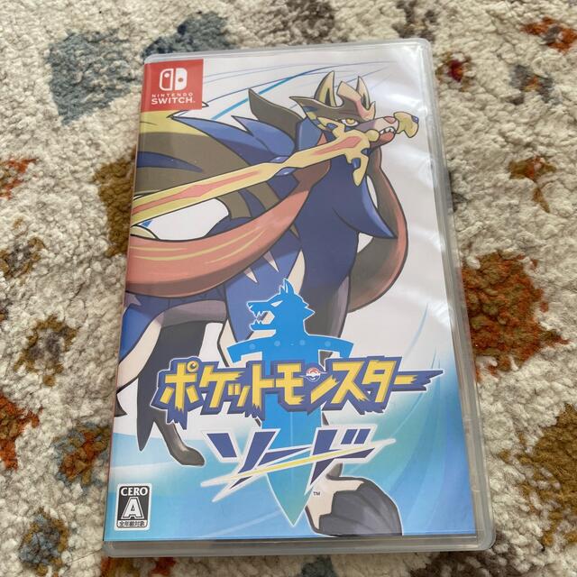 任天堂(ニンテンドウ)のポケットモンスター ソード Switch エンタメ/ホビーのゲームソフト/ゲーム機本体(家庭用ゲームソフト)の商品写真