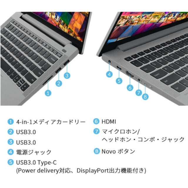 Lenovo(レノボ)の【Win11・指紋認証】Lenovo 1年保証 IdeaPad Slim 550 スマホ/家電/カメラのPC/タブレット(ノートPC)の商品写真