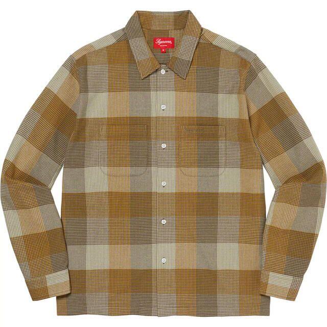 21FW Supreme Plaid Flannel Shirt L