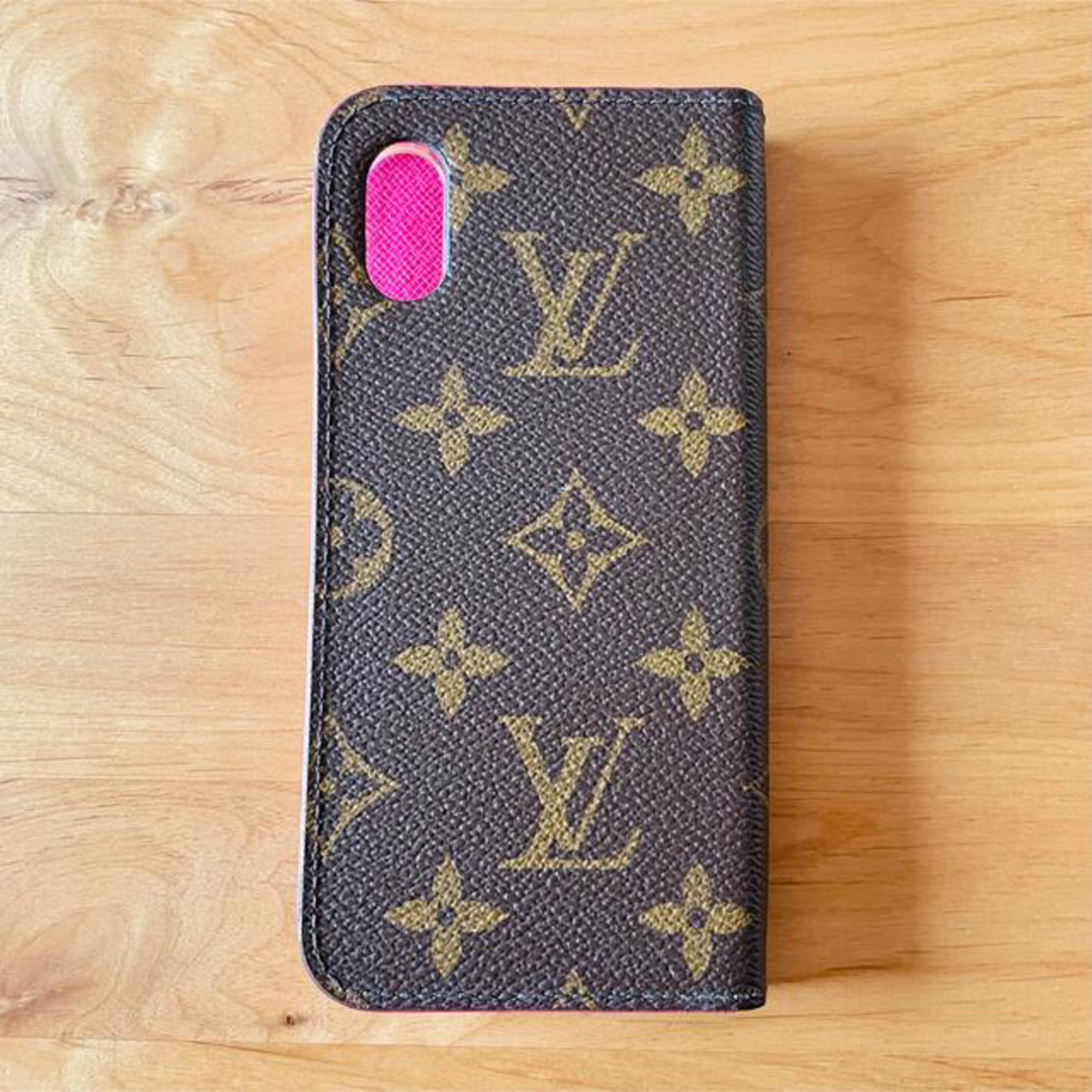 LOUIS VUITTON(ルイヴィトン)の【LOUIS VUITTON】 iPhoneX  Xs用スマホケース箱付き スマホ/家電/カメラのスマホアクセサリー(iPhoneケース)の商品写真