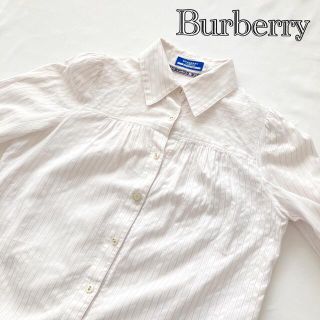 バーバリーブルーレーベル(BURBERRY BLUE LABEL)のBurberry/バーバリー  ピンク色 ストライプ シャツ(シャツ/ブラウス(長袖/七分))