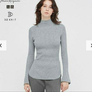 ユニクロ(UNIQLO)のユニクロ　マメクロゴウチ　3Dリブハイネックセーター(ニット/セーター)