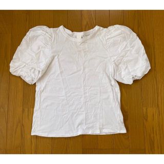 エイチアンドエム(H&M)のパフスリーブTシャツ(Tシャツ(半袖/袖なし))