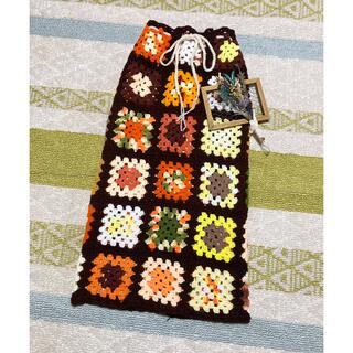 EDIT.FOR LULU - vintage granny square skirt