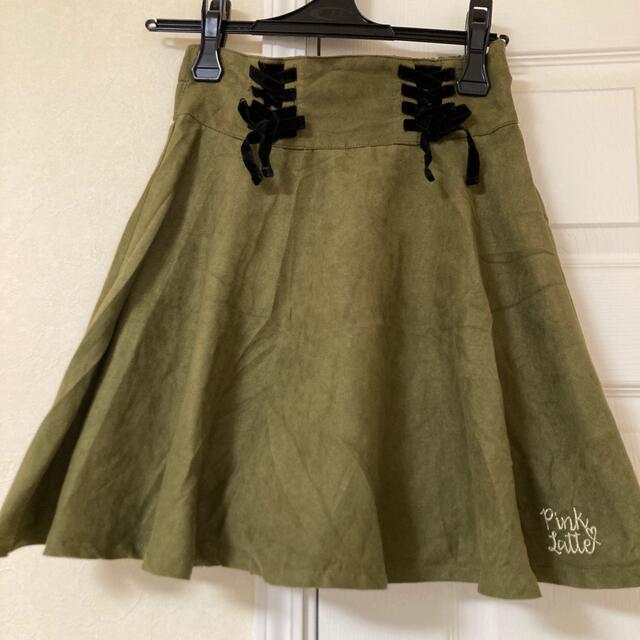 ピンクラテ　フレアスカート キッズ/ベビー/マタニティのキッズ服女の子用(90cm~)(スカート)の商品写真