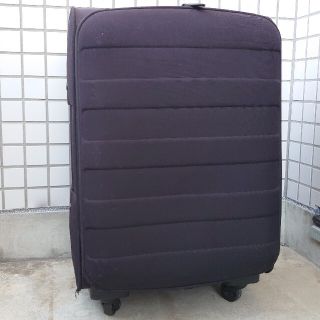 MUJI (無印良品) スーツケース/キャリーバッグ(レディース)(ブラック