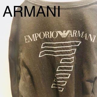 エンポリオアルマーニ(Emporio Armani)のEA7 エンポリオアルマーニ メンズTシャツ 273008 Tシャツ ブラック黒(Tシャツ/カットソー(七分/長袖))