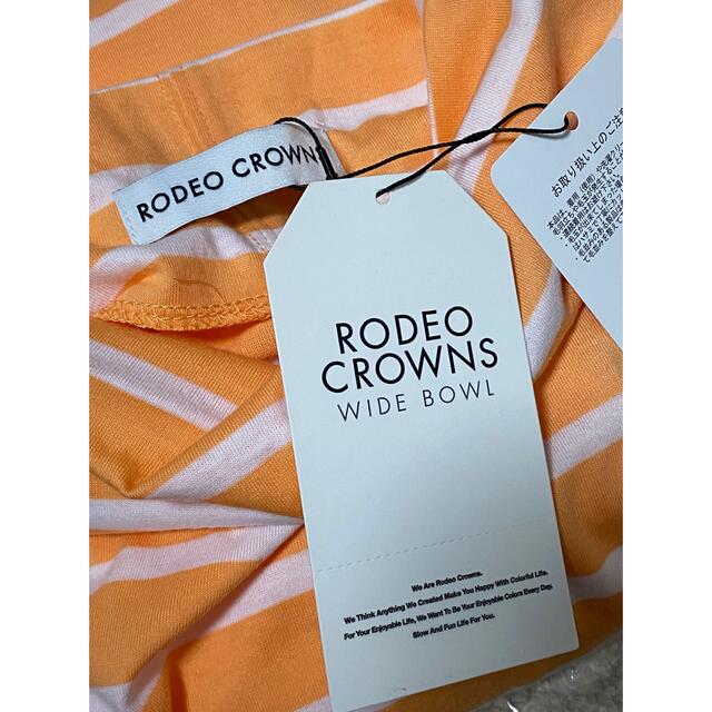 RODEO CROWNS WIDE BOWL(ロデオクラウンズワイドボウル)のロデオ　BODERボートネックワンピース レディースのワンピース(ミニワンピース)の商品写真