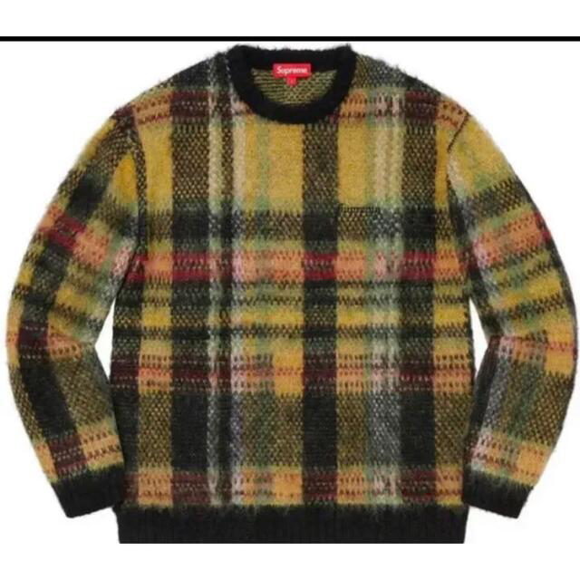トップスSupreme Brushed Plaid Sweater