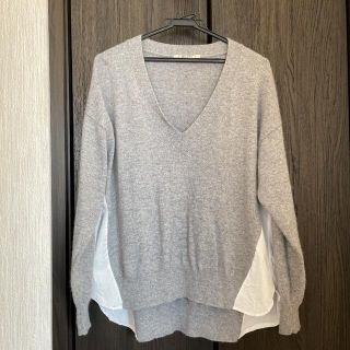 ブランバスク(blanc basque)のBLANC basque／Vネックニット セーター(ニット/セーター)