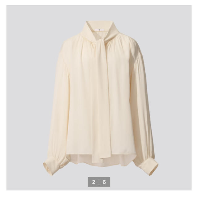 UNIQLO(ユニクロ)のユニクロ　プラスＪ　シルクブラウス レディースのトップス(シャツ/ブラウス(長袖/七分))の商品写真