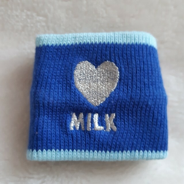 MILK(ミルク)のMILK　ミルク　リストバンド　ブルー　ミントグリーン　水色　シルバー レディースのアクセサリー(ブレスレット/バングル)の商品写真