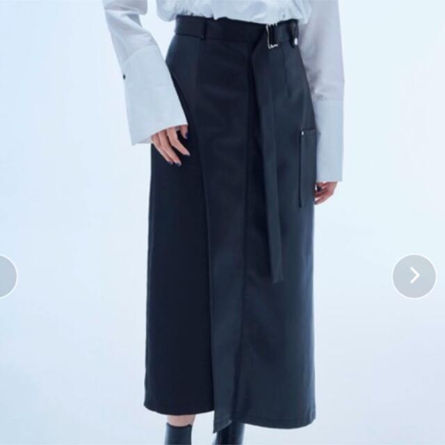 UNITED TOKYOクロックコンビタイトスカート ブラック - ロングスカート