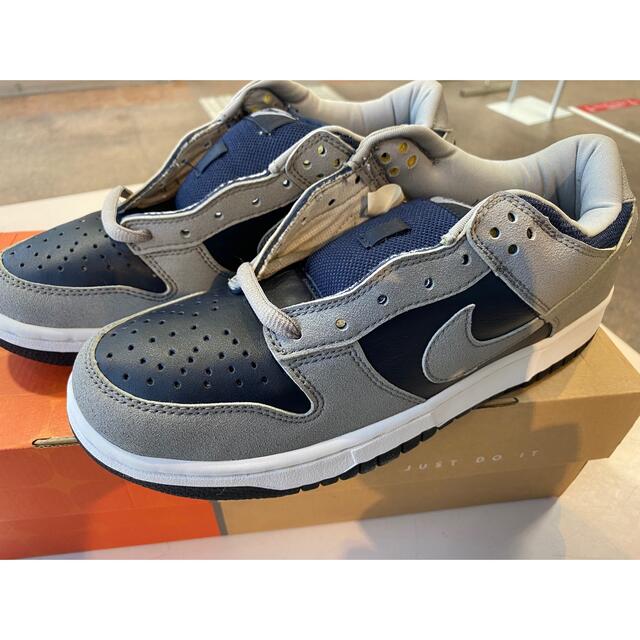 メンズ2001 NIKE DUNK LOW PRO B 灰×紺 124002-401