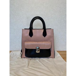 バレンシアガ(Balenciaga)の【YRK様専用】バレンシアガ　パドロックオールアフタヌーン レザー×パイソン(ハンドバッグ)