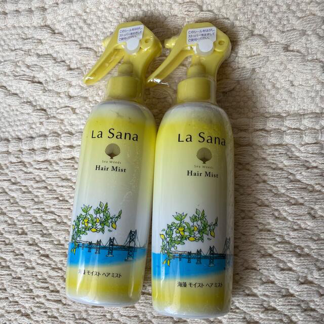 LaSana(ラサーナ)のラサーナ　海藻モイストヘアミスト　2本　瀬戸内レモンの香り コスメ/美容のヘアケア/スタイリング(ヘアウォーター/ヘアミスト)の商品写真