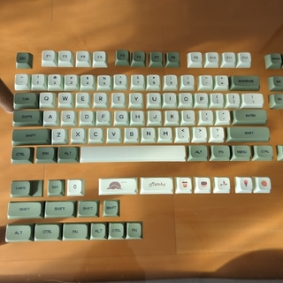 【新品】US配列 メカニカルキーボード用 キーキャップ、MATCHA THEME(PC周辺機器)