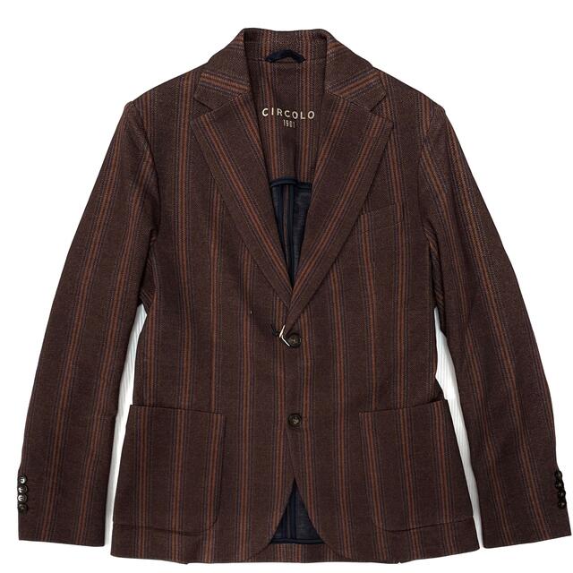 BARNEYS NEW YORK(バーニーズニューヨーク)の新品【CIRCOLO 1901 チルコロ ブラウン系 ストレッチ ジャケット】 メンズのジャケット/アウター(テーラードジャケット)の商品写真