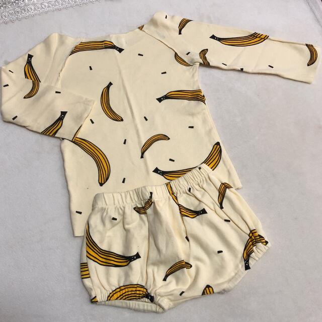 ❁⃘*.ﾟキッズ バナナ柄 セットアップ 90 キッズ/ベビー/マタニティのキッズ服男の子用(90cm~)(その他)の商品写真