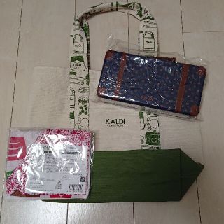 カルディ(KALDI)の⭐カルディ⭐トートバッグとトランク缶(トートバッグ)