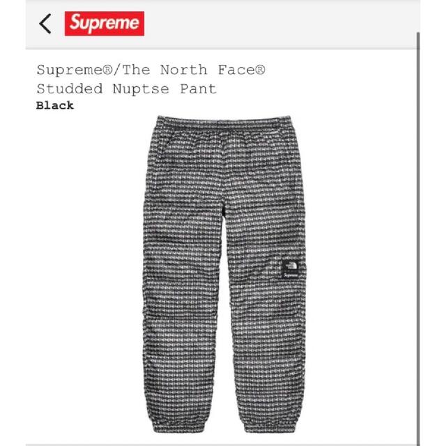 Supreme/TheNorthFace Studded Nuptse Pant