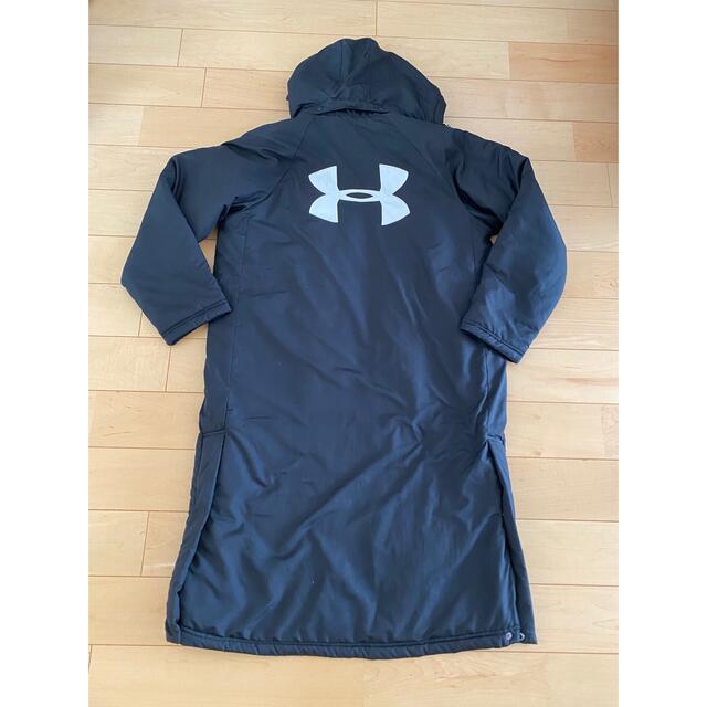 UNDER ARMOUR(アンダーアーマー)のアンダーアーマー　ベンチコート　黒　YLG スポーツ/アウトドアのスポーツ/アウトドア その他(その他)の商品写真