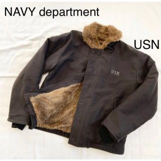 NAVY department n1 ボンバージャケット　コート　ミリタリー(ミリタリージャケット)