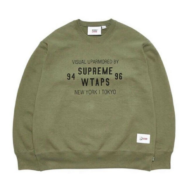 Lサイズ Supreme WTAPS crewneck olive シュプリーム 定番公式通販 ...