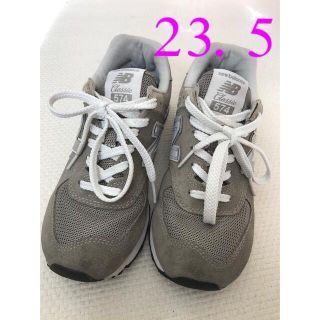 ニューバランス(New Balance)のニューバランス　ML574GG 23.5cm グレー(スニーカー)