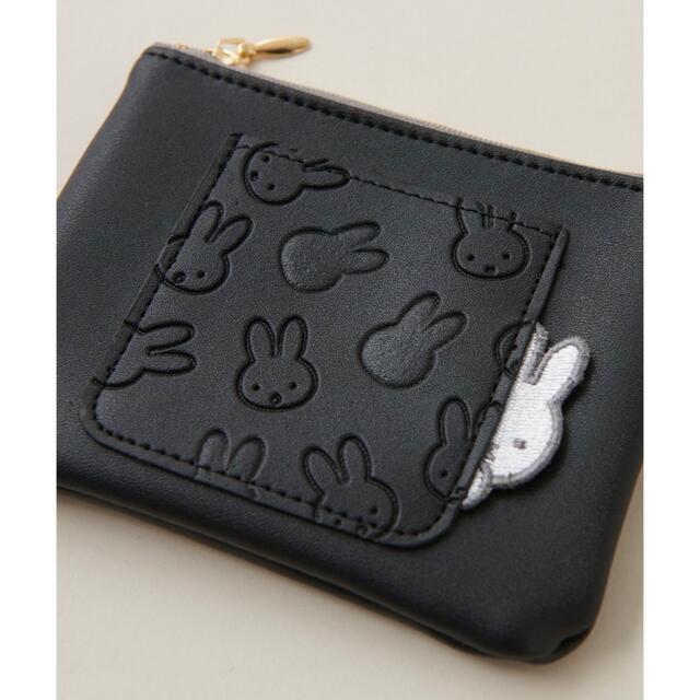 natural couture(ナチュラルクチュール)のnatural couture pocket miffy ミニフラットポーチ レディースのファッション小物(ポーチ)の商品写真