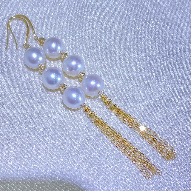 きつけてし 天然淡水真珠 by 天然ダイヤモンド&パール's shop|ラクマ
