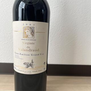 ヴィルジニー・ド・ヴァランドロー2003(赤ワイン)(ワイン)