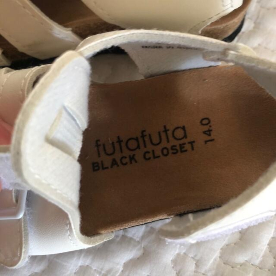 futafuta(フタフタ)のfutafuta サンダル　未使用品　14cm ベビー　サンダル　フタフタ キッズ/ベビー/マタニティのベビー靴/シューズ(~14cm)(サンダル)の商品写真