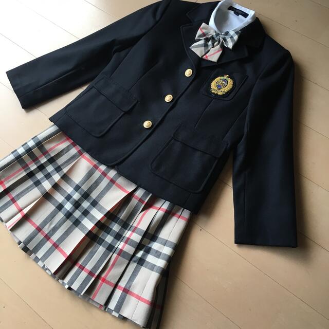 BURBERRY(バーバリー)のバーバリー 120 130 フォーマル セットアップ 入学式 ブレザー スカート キッズ/ベビー/マタニティのキッズ服男の子用(90cm~)(ドレス/フォーマル)の商品写真