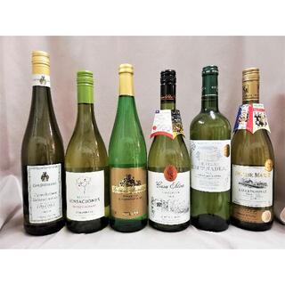 ドイツ、チリ、フランスワイン　白　6本セット v2(ワイン)