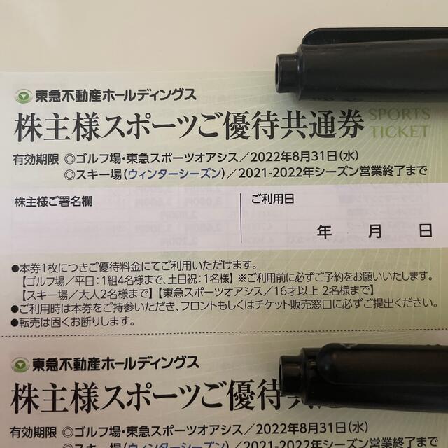 東急不動産　株主様スポーツご優待共通券　スキー場リフト券割引 チケットのスポーツ(その他)の商品写真