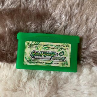 ポケモン(ポケモン)のポケットモンスター　リーフグリーン　GBA カセットのみ(携帯用ゲームソフト)