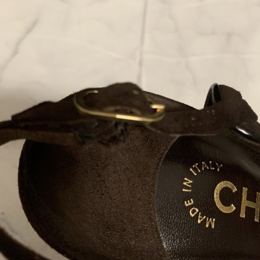 CHANEL(シャネル)のCHANEL ブラウンヒールパンプス レディースの靴/シューズ(ハイヒール/パンプス)の商品写真