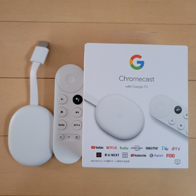 CHROME(クローム)のChromecast 第3世代 ホワイト スマホ/家電/カメラのPC/タブレット(PC周辺機器)の商品写真