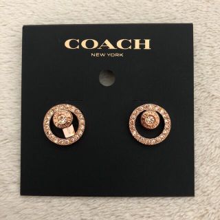 コーチ(COACH)のコーチ　COACH  ピアス　アウトレット　ローズゴールド(ピアス)