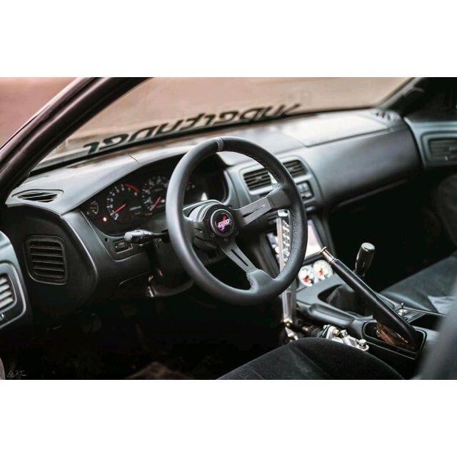 DND Race レザー グレーステッチ ステアリング 灰色 ハンドル DND Race レザー グレーステッチ ステアリング 灰色 ハンドル