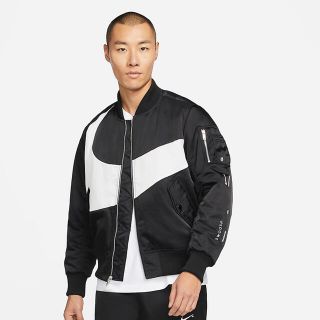 NIKE - NIKE ブルゾン ボンバージャケット ma-1 リバーシブル 撥水加工