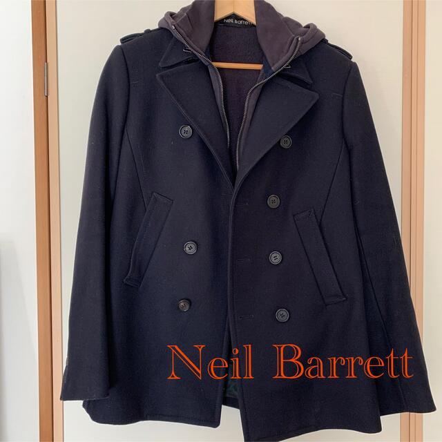 NEIL BARRETT(ニールバレット)のニールバレット　Pコート　メンズMサイズ メンズのジャケット/アウター(ピーコート)の商品写真