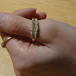 K18金　◆VS2ギラッギラ ◆ ダイアモンド1.02ctリング(リング(指輪))