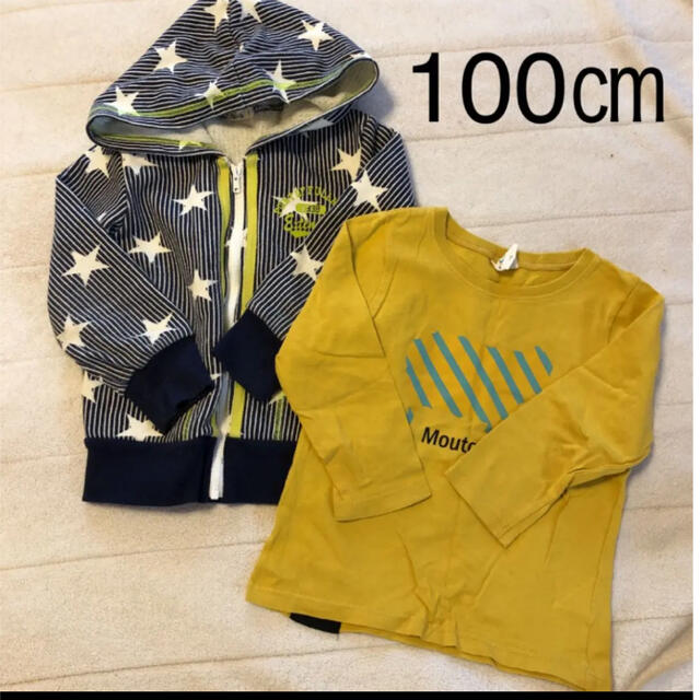 Acoba(アコバ)のAcobaのパーカーとPicnicのカットソー キッズ/ベビー/マタニティのキッズ服男の子用(90cm~)(Tシャツ/カットソー)の商品写真