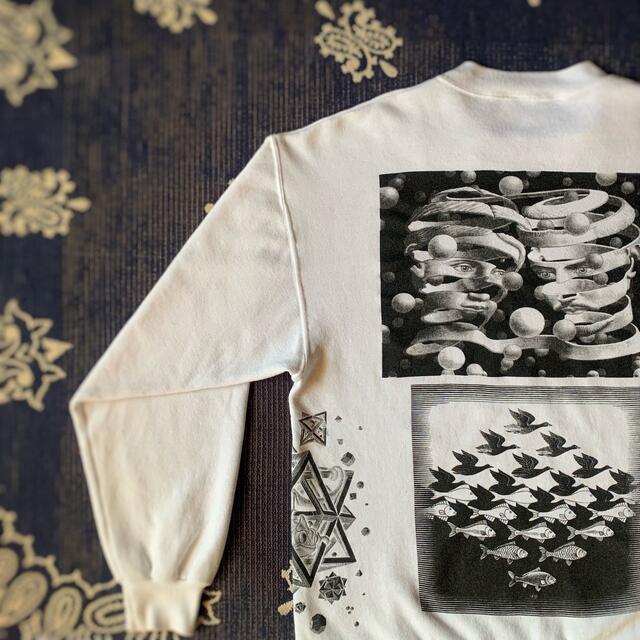 90's M.C ESCHER MULTI PICTURES SWEAT USA