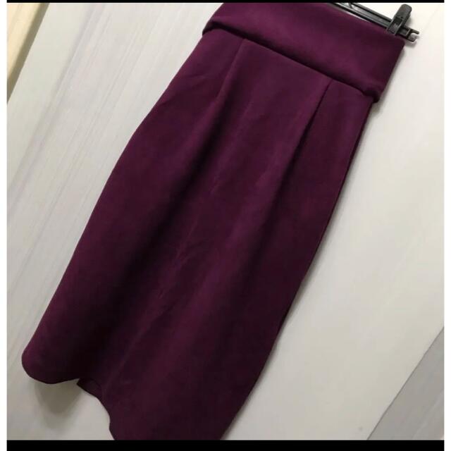 CLEAR ハイウエストスカート　ベロア レディースのスカート(ロングスカート)の商品写真