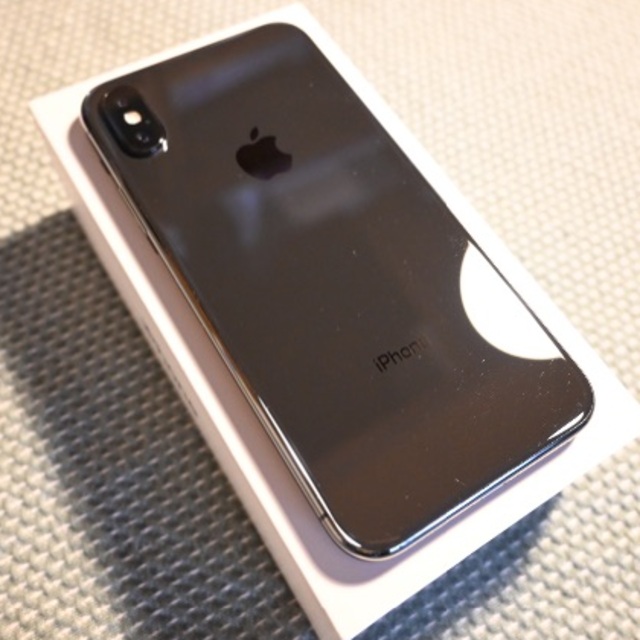 iPhone(アイフォーン)のiPhoneX 256GB スペースグレイ ジャンク スマホ/家電/カメラのスマートフォン/携帯電話(スマートフォン本体)の商品写真